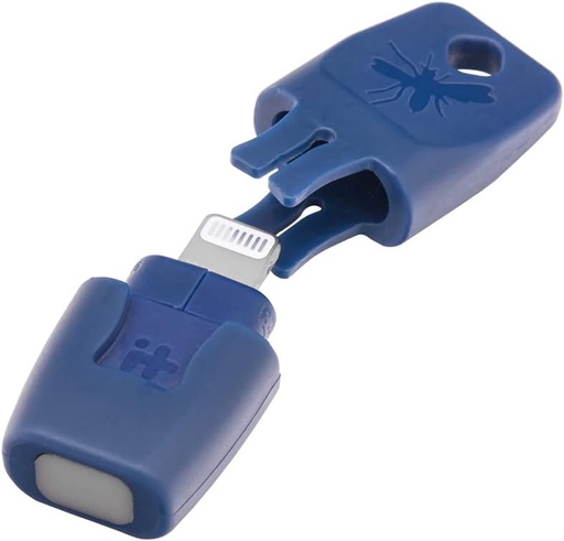 [BRSRMZY3OAPQKEY6] heat it - Smartphone-Powered Insect Bite Healer - Chemical-Free Relief from Itching & Pain just with Concentrated Heat - for iPhone 6s to 14 (Lightning)