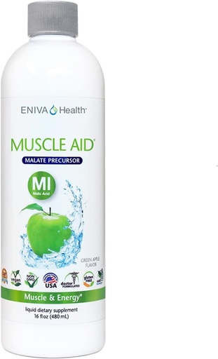 [BRSWIHD7OAOR2DI7] Eniva Muscle Aid Liquid Concentrate with Malic Acid (16 oz)