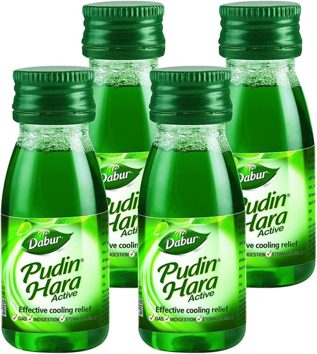 [PFRGI236OR7GAYI4] Dabur Pudin Hara Active, 30 Ml - Pet Bottle (Pack Of 4)