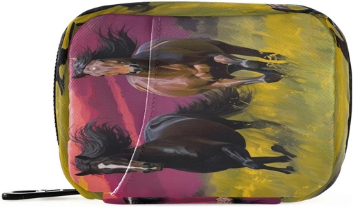 [BRSROBI3CEIRSELL] Horse Pill Organizer sag Portable Weekly Daily Pill Case Bag Organizer med lynlås til kosttilskud Medicin Rejser Familie virksomhed