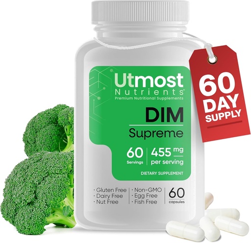 [BRSRAZA5O56GGADL] Supplément DIM pour les femmes - 455 mg, 60 Capsules