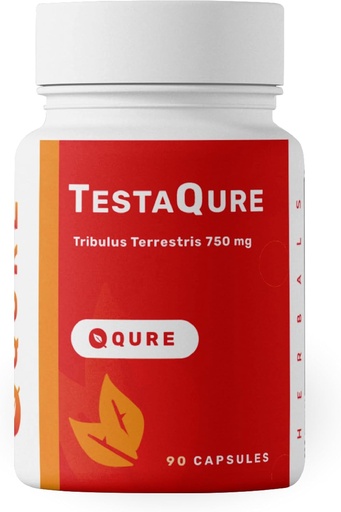 [BRSRAEIKBEDWAA3O] TestaQure Testosterone Supplement for Men - Testosterone Booster Increases Male Potency & Muscle Mass - Stamina, Endurance, Energy & Mood Enhancer - 90 Capsules Vegan & Soy-Free