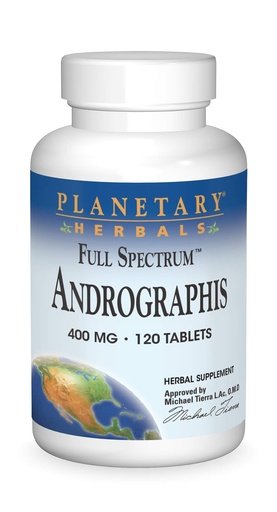[BRSWIY37OUDWIHDM] Planetary Herbals Full Spectrum Andrographis 400mg Support Healthy Digestive, Cardiovascular & Unrinary Systems - Support For Healthy Liver & Immune Function - Ayurvedic Herb - 120 Tablets | Supports Healthy Digestive, Cardiovascular, and Urinary Systems