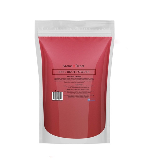 [BRSWYATQPN5R43TZ] Beet Root Powder 1 lb. by Aroma Depot Raw & Non-GMO I Vegan & Gluten Free I Nitric Oxide Booster I Boost Stamina and Increases Energy I Immune System Booster I 100% Natural