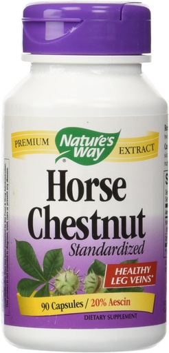 [BRSWIYTQAYIRQEDG] Nature's Way Standardized Horsechestnut Extract, 250mg, Kapseln 90ea