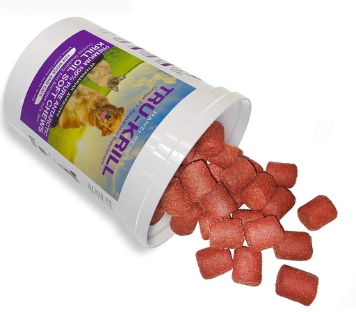 [BRSWECQHOYMBSAL2] #1 Premium Antarctic Krill Oil Soft Chews for Dogs | Rich in Omega 3 | Astaxanthin | Vitamin E | for Skin and Coat | Low Allergen | Low Calorie | cGMP Certified | Made in USA | 60 Savory Soft Chews