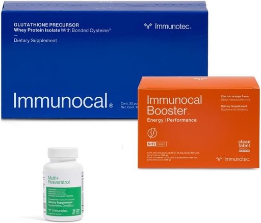 [BRSRAGIYAEMQ2DLX] Immunocal Energy Boost Pack Glutathione Prekursor, Booster Energy Performance, Multi + Resveratrol