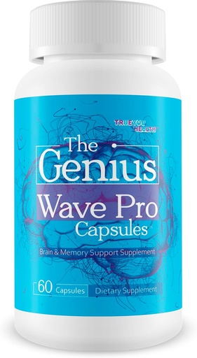 [BRSROBILC4NGCYDG] Genius Wave Pro Capsules - Våra bästa hjärntillskott för minne och fokus - Memory Vitaminer för minne och hjärnfokus - Memory Focus Supplement för hjärna - Memory Vitamins Brain för kvinnor och män