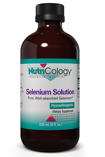 [BRSWIYTYCQDW2HD4] NutriCology Selenium Solution - Delivers 100 mcg Selenium - Sodium Selenite Liquid - Supports Immune Function, Liver Function & Antioxidant Enzymes - 94 Servings - 236 mL