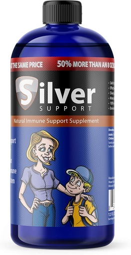 [BRSWKYIBAF7BMC3E] Purified Ionic Silver Technology Liquid Immune Booster for Kids, Pets & Adults Enhances Wellness