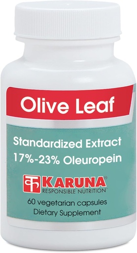 [BRSWIYIZCF5WIHQ7] Karuna Olive Leaf va extreure 500mmg, 60 Vegetarian Capules