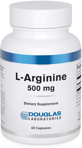 [BRSWIY35CAGGMDLO] Douglas Laboratories L-Arginine (500 mg.) | Versatile Amino Acid | 60 Capsules