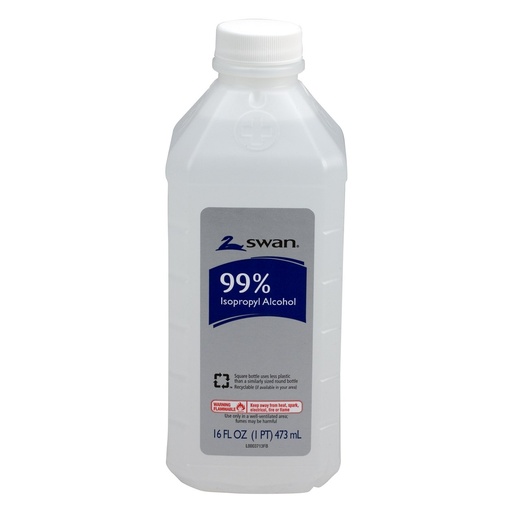 [BRSWIYYLOYBQAYLO] Swan Isopropyl Alcohol, 99%, Pint, 16 OZ