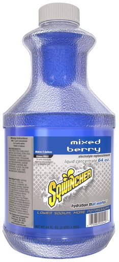 [BRSWGGT5CR6RQAL2] Sqwincher 030320-MB Liquid Concentrate, 5 Gallon Yield, Blue, Standard (Pack of 6)