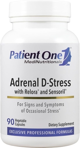 [BRSRAZYNCMPAI332] Gaixoa Adrenal D-Stress | Estresaren Erantzun osasuntsua eta Cortisol mailak* laguntzeko osagarria DHEA, Ashwagandha eta gehiago | 90 kapsulak