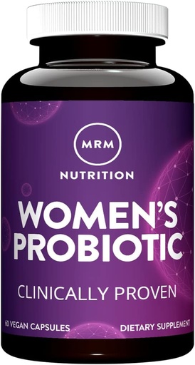 [BRSWECQRAVYBAF32] MRM Nutrición Probióticos de mujeres ← Intestinal + Inmune Salud TENIDO Prebióticos + postbióticos TEN clínicamente Provenidos durante 25 células de billón ANTE Good Bacteria for Gut Health
