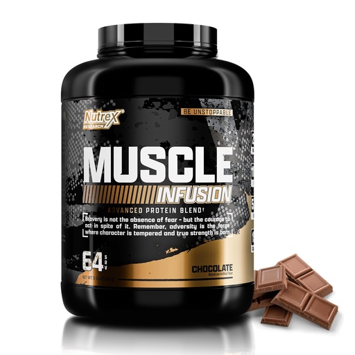 [BRSWGBT6DMFR6C35] Nutrex Research Whey Protein Powder, Chocolate Muscle Infusion Whey Isolate w/EAA & Hi BCAA for Muscle Gain - 5 Pounds - Muscle Builder for Men & Women, Sports Nutrition, Delicious Taste & Texture