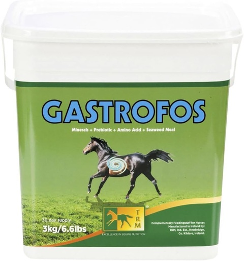 [BRSROZI6AAMA2HLZ] TRM Gastrofos Horse Feed Digestive Supplement for Ulcer Acid Reflux Prevention and Healthy Digestion | Neutralizes Stomach Acid - 6.6 lb (3kg) - 6.6 lb