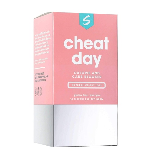 [BRSWGFAFCIPBOCTD] Cheat Day Calorie & Carb Blocker, 30 Count (1-Month Supply)
