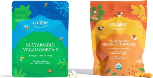 [BRSRAAYYOEMWOF3H] Vegan Omega-3 & USDA Organic Turmeric