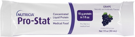 [BRSWKYIZCF4GMFDU] Pro-Stat Sugar Free Grape, 1 oz Packets, High Protein Supplement, 96 Count, Lactose-Free, Gluten-Free, Soy-Free