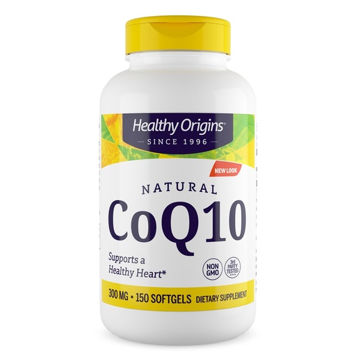 [BRSWIY36CIDQIYLG] Healthy Origins CoQ10 100 mg, 300 Softgels - Natural Trans-Isomer Ubiquinone, Yeast Fermented High Bioavailability Coenzyme Q10 Supports Heart Health & Cellular Energy - Antioxidant Supplement