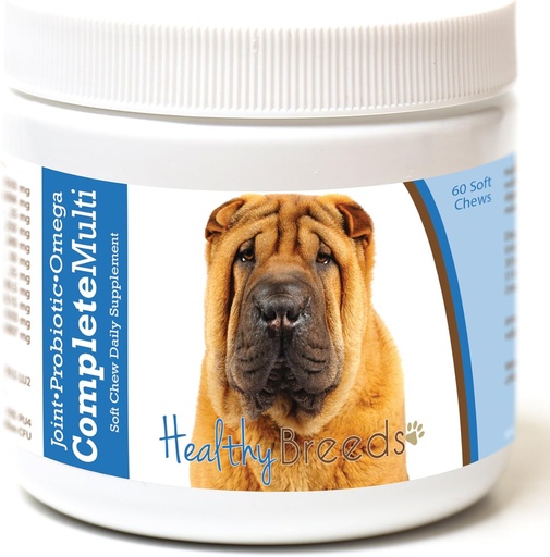 [BRSWGEICCR5AMCT2] Healthy Breeds Chinese Shar Pei All in One Multivitamin Soft Chew 60 Count