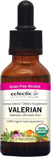 [BRSWIY33PMIBK3L4] Eclectic Institute Valerian (officinalis) O, Pink, 1 Fluid Ounce