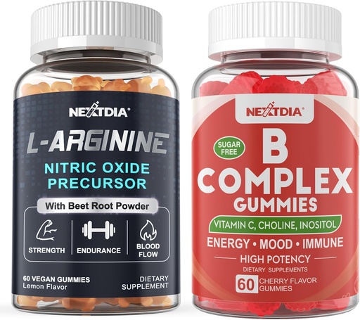 [BRSRA234CR6WOGT4] Vitamin B Complex Gummies + L Arginine Gummies