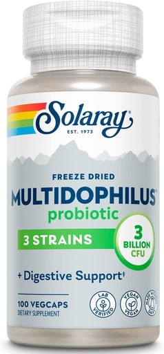 [BRSWIYTYO4GRK2DK] Solaray Multidophilus Supplement 3 Billion, 100 Count
