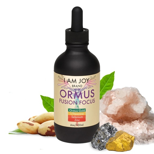 [BRSRMHYRDJ7Q2DLD] I Am Joy co. Ormus Monoatomic Gold, L-Theanine, Selenium, Zinc for Pineal Gland Detox, Lucid Dreaming, Kundalini Support, Neurological Strength Fusion Focus 4oz