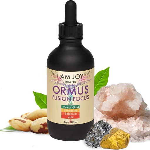 [BRSRMHYRDJ7Q2DLD] Ormus Monoatomic Gold, L-Theanine, Selenium, Zinc for Pineal Gland Detox, Lucid Dreaming, Kundalini Support, Neurological Strength Fusion Focus 4oz
