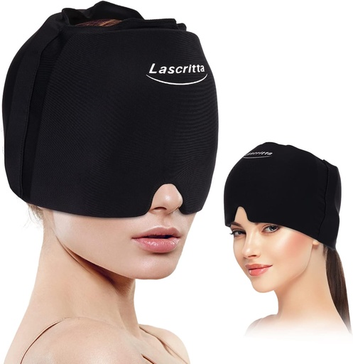 [BRSRMHYZB57QK3D3] Migraine Headache Relief Cap, Headache Relief Hat & Migraine Cap Cold Compress, Migraine Relief Cap, Cool Gel Head Wrap, Cold Compress Migraine Relief Products Device for Tension & Stress