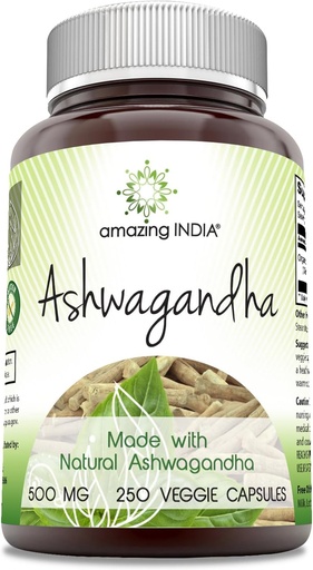 [BRSROGIDPIDRA3YY] Amazing India Natural Ashwagandha 