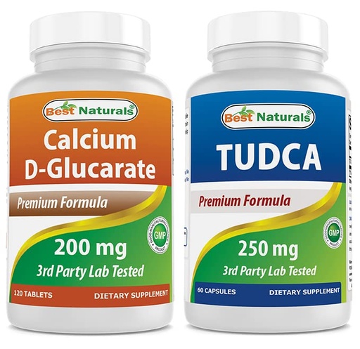[BRSRMBT4CUHB6FAZ] Calcium D-Glucarate 200 mg & TUDCA 250mg