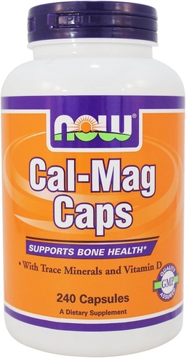[BRSWIY35B4IBSF3G] NOW Foods - Calcium & Magnesium 240 softgels