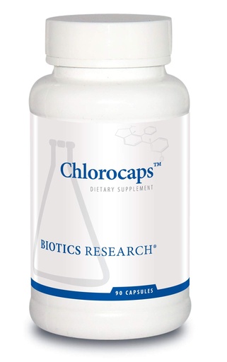 [BRSWGEA3CUMAKD3K] BIOTICS RESEARCH Chlorocaps Chlorophyllins, Vitamins, SOD & Catalase, Good Source of Magnesium 90 Caps