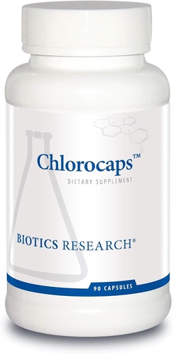 [BRSWGEA3CUMAKD3K] Biotics Research Chlorocaps Chlorophyllins, Vitamins, SOD & Catalase, Buona Sorgente di Magnesio 90 Caps