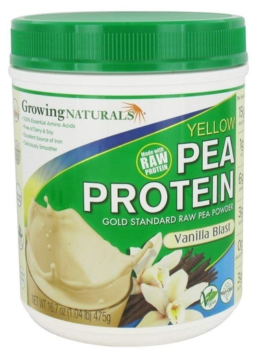 [BRSWGYYDCMFQKE3K] Yellow Pea Protein - Vanilla Blast - 16 Oz
