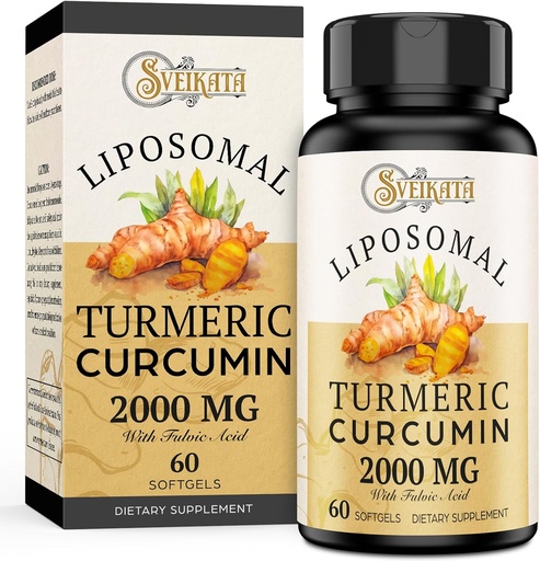 [BRSRAFI5OUPWMCDH] Liposomal Turmeric Curcumin Supplement