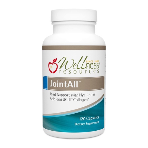 [BRSWIYAZPIEA4G36] Wellness Resources JointAll - Joint Support Supplement with Natural Hyaluronic Acid, UC-II Collagen, Glucosamine, Chondroitin for Joint Strength and Comfort (120 Capsules) …