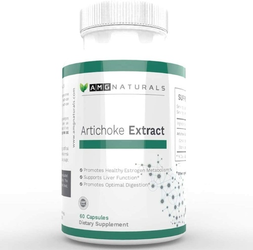 [BRSWG2Y2B57AIE3V] Artichoke Extract Capsules | 7 mg Cynarin Herbal Artichoke Leaf | Liver Support Supplement for Bile Flow, Digestion & Estrogen Metabolism | Vegan, Gluten Free Formula | 60 Capsules
