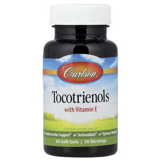 [BRSWIYILOAMWAELO] Carlson Labs Tocotrienols With Natural Vitamin E, 30 Softgels