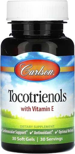 [BRSWIYILOAMWAELO] Carlson Labs Tocotrienols amb vitamina Natural E, 30 Softgels