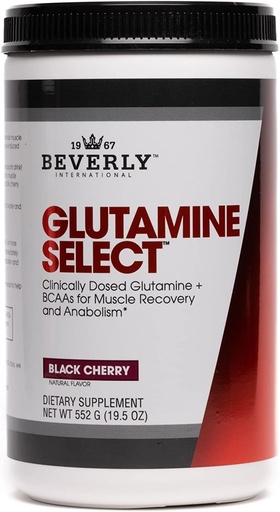[BRSWIY32BQDBYHTG] Beverly International Glutamine Select, 60 Portionen. Klinisch dosierte L-Glutamin und Aminosäure-Formel für Lean Muskel und Erholung. Zuckerfreies Pulver. BCAAs.