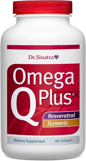 [BRSWGBARAF5G2CI6] Dr. Omega Q Plus Resveratrol və Turmeric - Sağlıklı Kan Flow və Sağlam Inflammatory Response üçün CoQ10 Support ilə Omega-3 Təhsil (90 Gün Təchizatı)