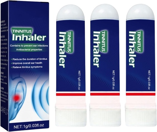 [BRSRAYIRB4MBGHT4] 3Pcs Echo Ease Tinnitus Inhaler, Echo Ease for Ear Ringing, Echo Ease Nose Inhaler for Tinnitus，Tinnitus Inhaler