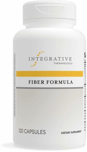 [BRSWIYIZCRYACGY5] Integrative Therapeutics Fiber Formula - Colon Support Supplement for Healthy Digestion* - Good Source of Dietary Fiber for Gut Health Support* - Dairy-Free & Vegan - 120 Capsules (24 Servings)