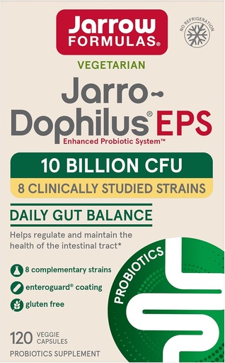 [BRSWIZT2AYNRQ3LO] JARROW FORMULAS Jarro-Dophilus EPS Vegetarian Capsules, 120 CT