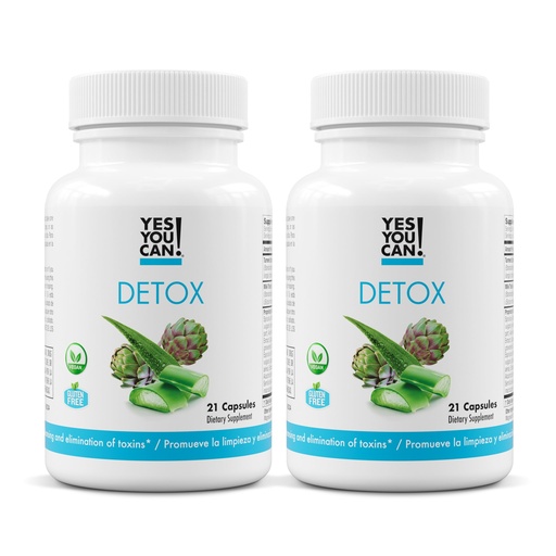 [BRSRMAQTPN6WGA37] Yes You Can! Natural Detox Pills - Diuretic Cleanse with Electrolytes & Vitamins - Helps with Water Retention - Gluten-Free, 21 Capsules (2 Pack)